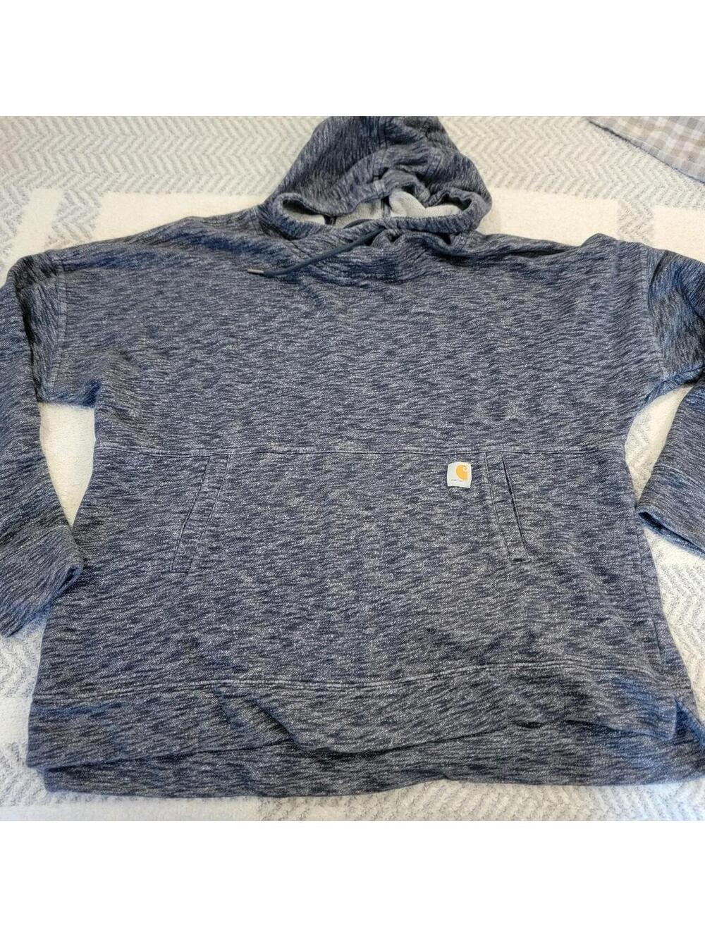Carhartt Women's Blue and Navy Sweatshirt
